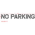 Parking Garage No Parking Stencil 12" Measurements